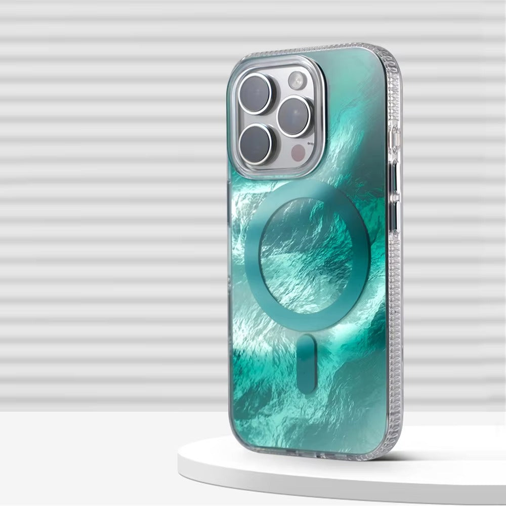 Luxury Apple iPhone Case Camera Lens & Screen Protection, Ultra Thin Shockproof Magnetic Full All Around Protection Cover 