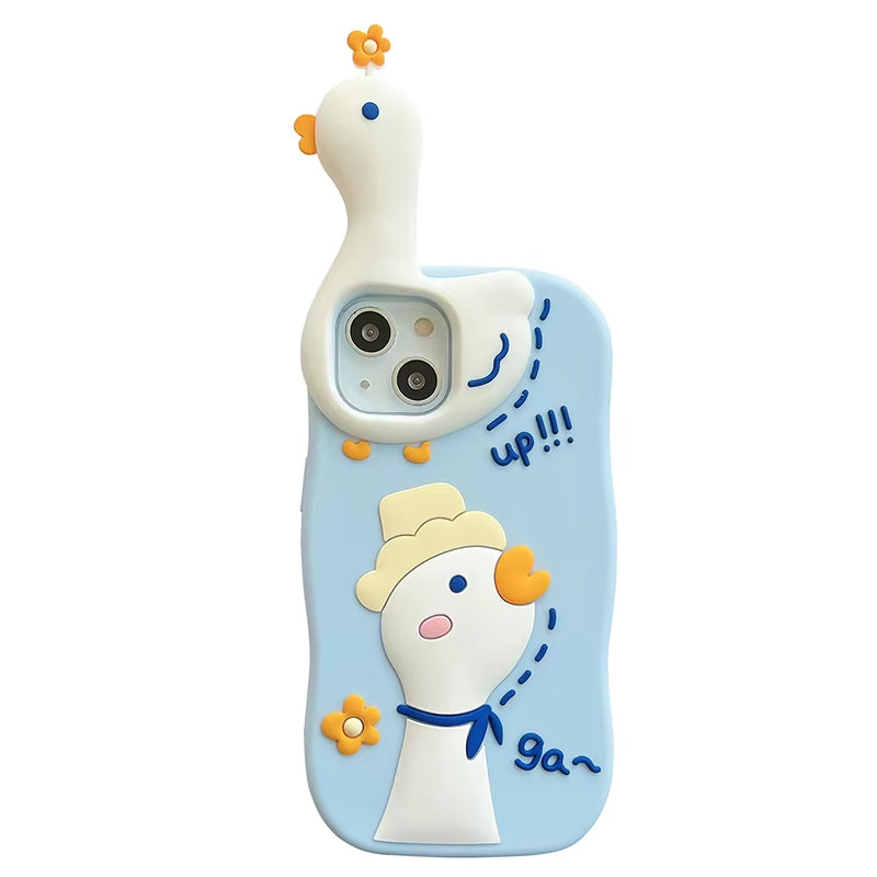 Premium Apple iPhone Case, MagSafe Compatible, Camera Lens and Screen Protection, Ultra Thin, Shockproof, Magnetic, Full All Around Protection, 3D Cartoon Kid Gift Cover