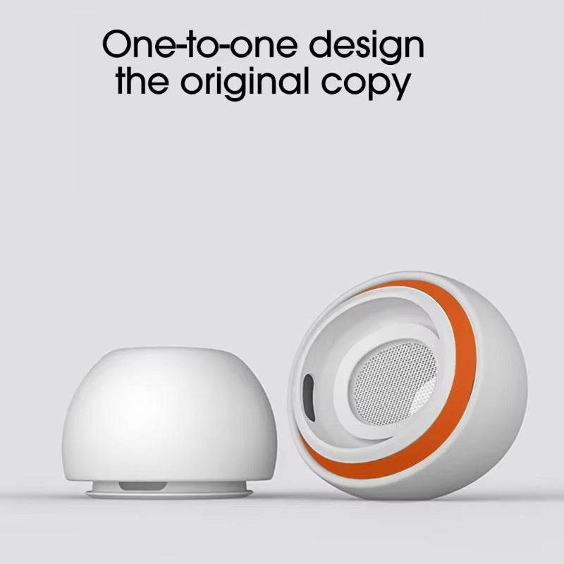 Premium Memory Foam Ear Tips for AirPods Pro 1, 2 – Silicone Earpads, Replacement Ear Cushions, Eartip Caps in Small, Medium, Large for Secure Comfort Fit