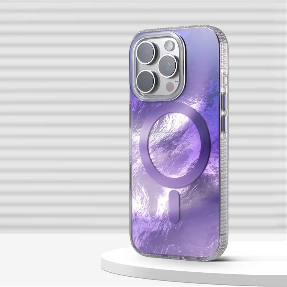 Luxury Apple iPhone Case Camera Lens & Screen Protection, Ultra Thin Shockproof Magnetic Full All Around Protection Cover 