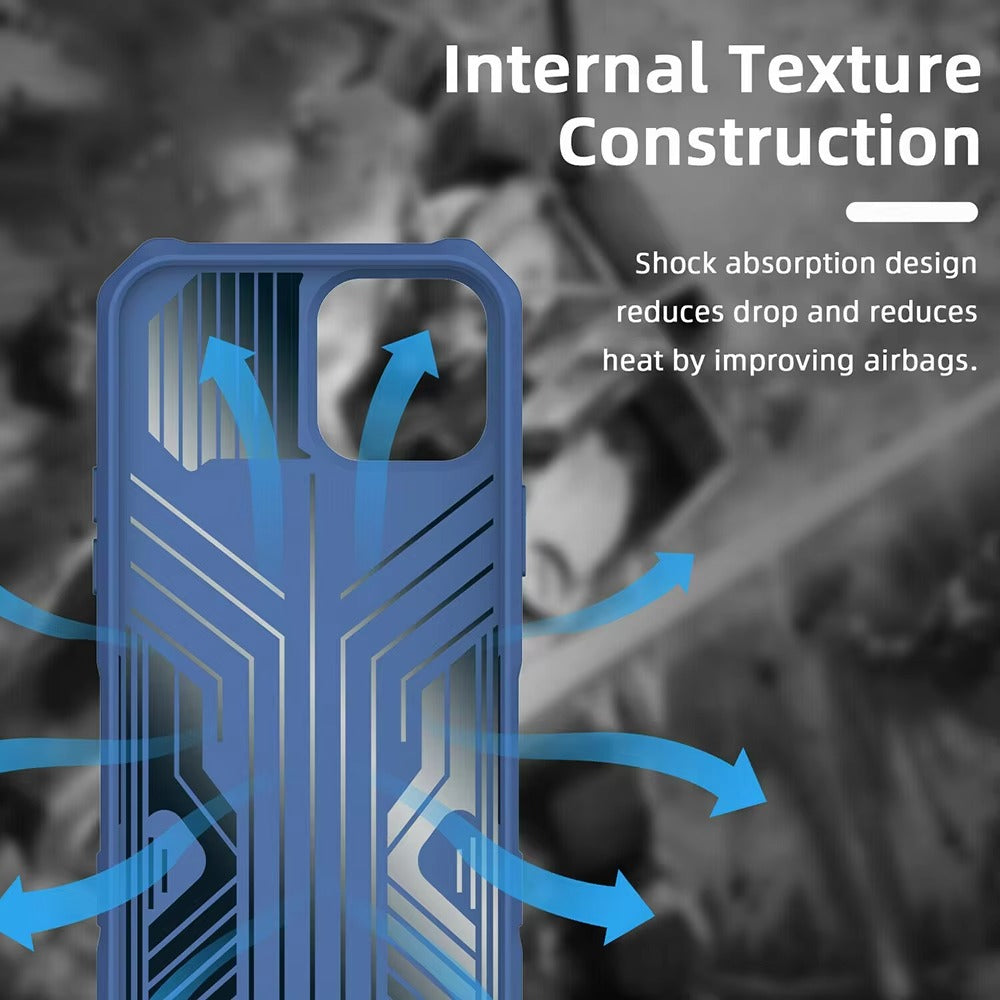 Robust Apple iPhone Case, MagSafe Compatible, Camera Lens & Screen Protection, Ultra Thin, Shockproof, Magnetic Full All Around Cover – Heavy Duty Belt Clip Case with Kickstand & Hard Rubber Back