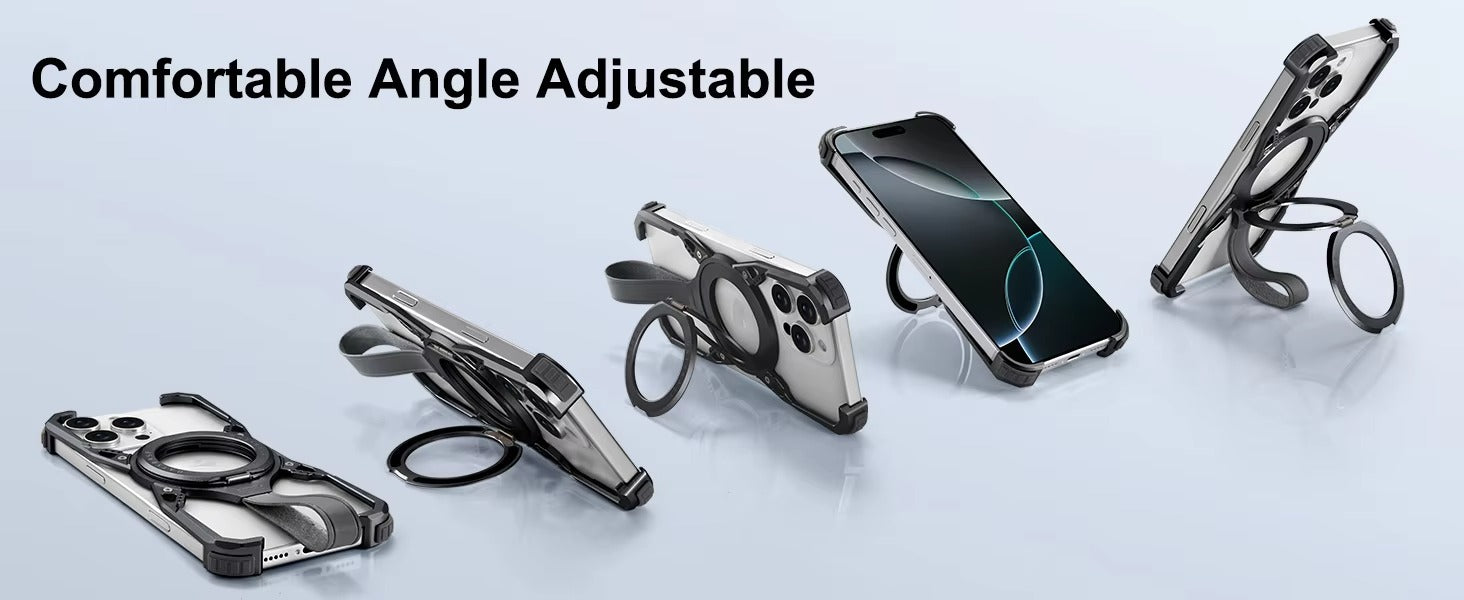 Premium Apple iPhone Case Camera Lens & Screen Protection, Ultra Thin Shockproof Magnetic Full All Around Protection Cover 