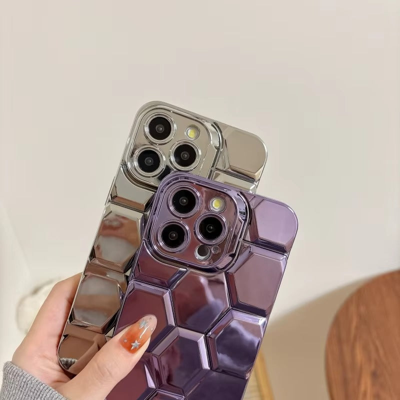 Luxury Apple iPhone Case, MagSafe Compatible, Camera Lens & Screen Protection, Ultra Thin, Shockproof, Magnetic Full All Around Cover – Clear Electroplated TPU Case with Football Design & Wrist Hand Chain