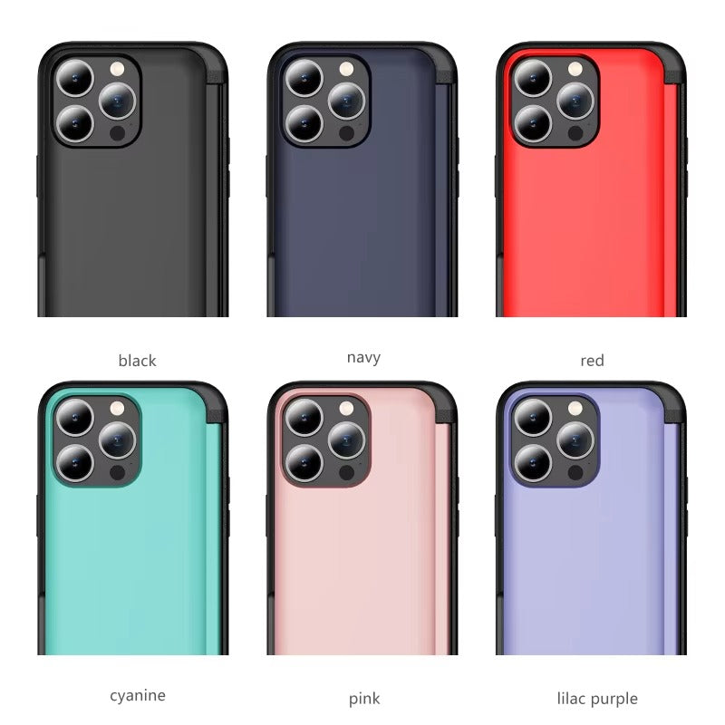 Robust Apple iPhone Case, MagSafe Compatible, Camera Lens and Screen Protection, Ultra Thin, Shockproof, Magnetic, Full All Around Protection, Flip Card Bracket Cover