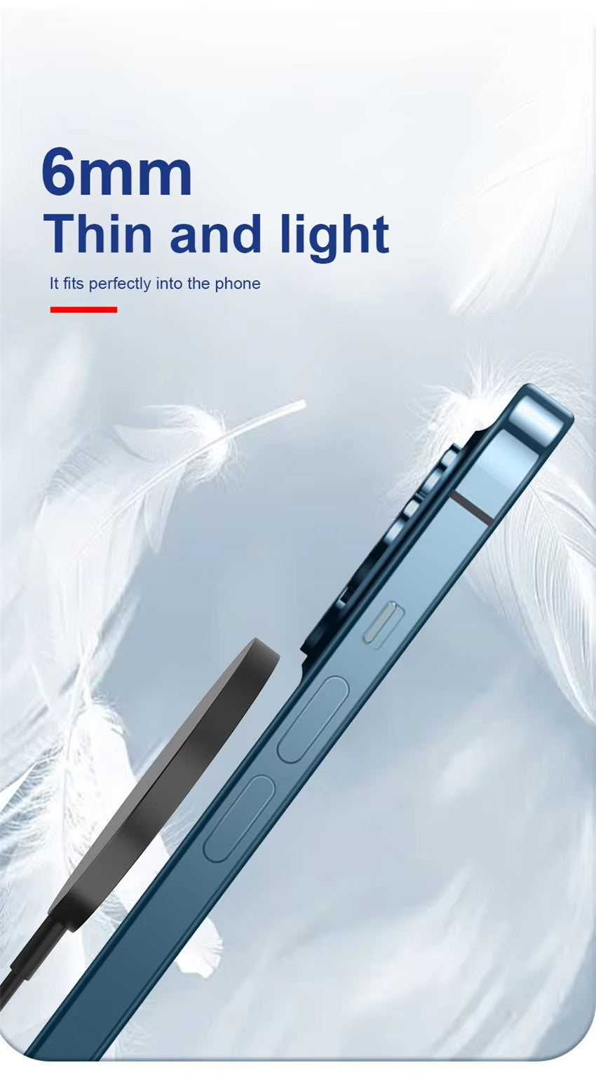 Premium, 30W Magnetic Wireless Charger Pad – Fast Charging Stand for MagSafe-Compatible iPhone, USB-A, PD Power Adapter, 