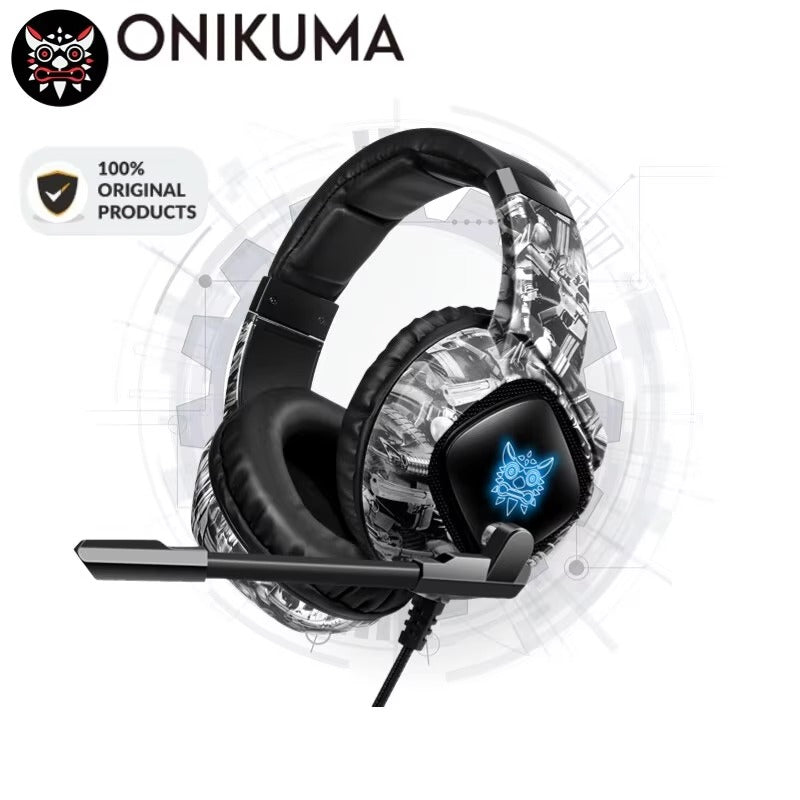 High Quality, Wired Gaming Headset with Microphone Stereo Over-Ear  with Clear Sound for Apple Devices and Gaming Consoles
