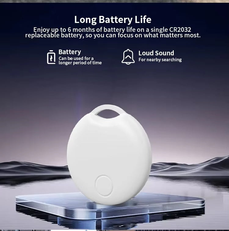 Smart Bluetooth GPS Tracker Compatible with Apple Find My – MFI Certified AirTag Replacement for Wallet, Keys, Bike, Bag – Anti-Lost Finder with Sound Alert & Long Battery Life