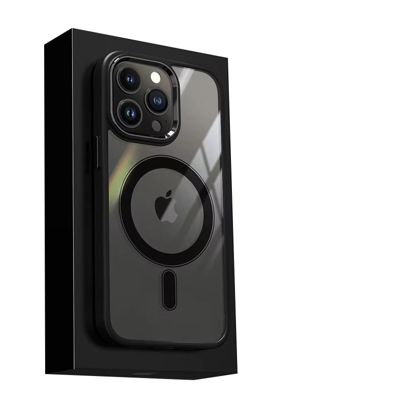 Luxury Apple iPhone Case Camera Lens & Screen Protection, Ultra Thin Shockproof Magnetic Full All Around Protection Cover 