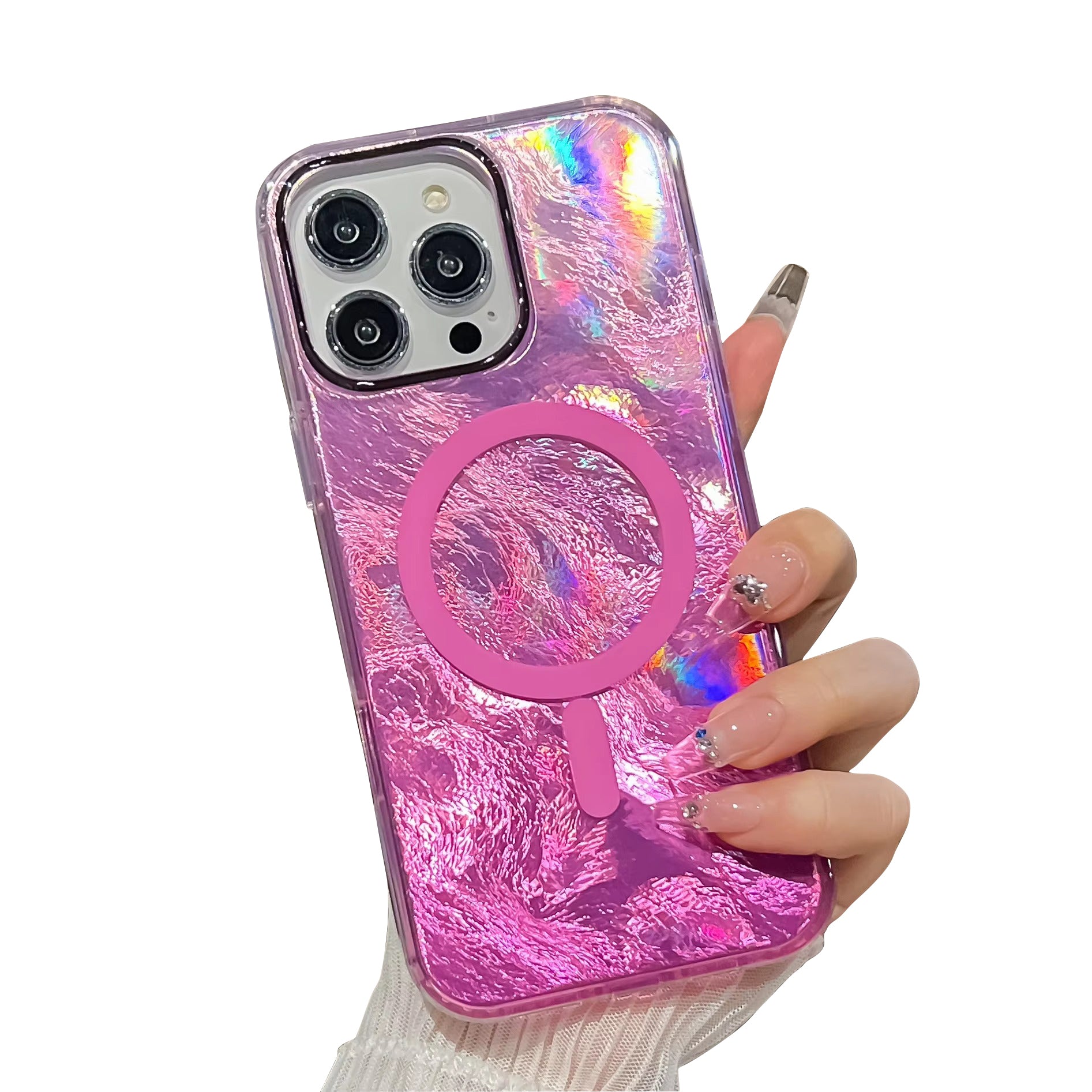 Luxury Apple iPhone Case Camera Lens & Screen Protection, Ultra Thin Shockproof Magnetic Full All Around Protection Cover