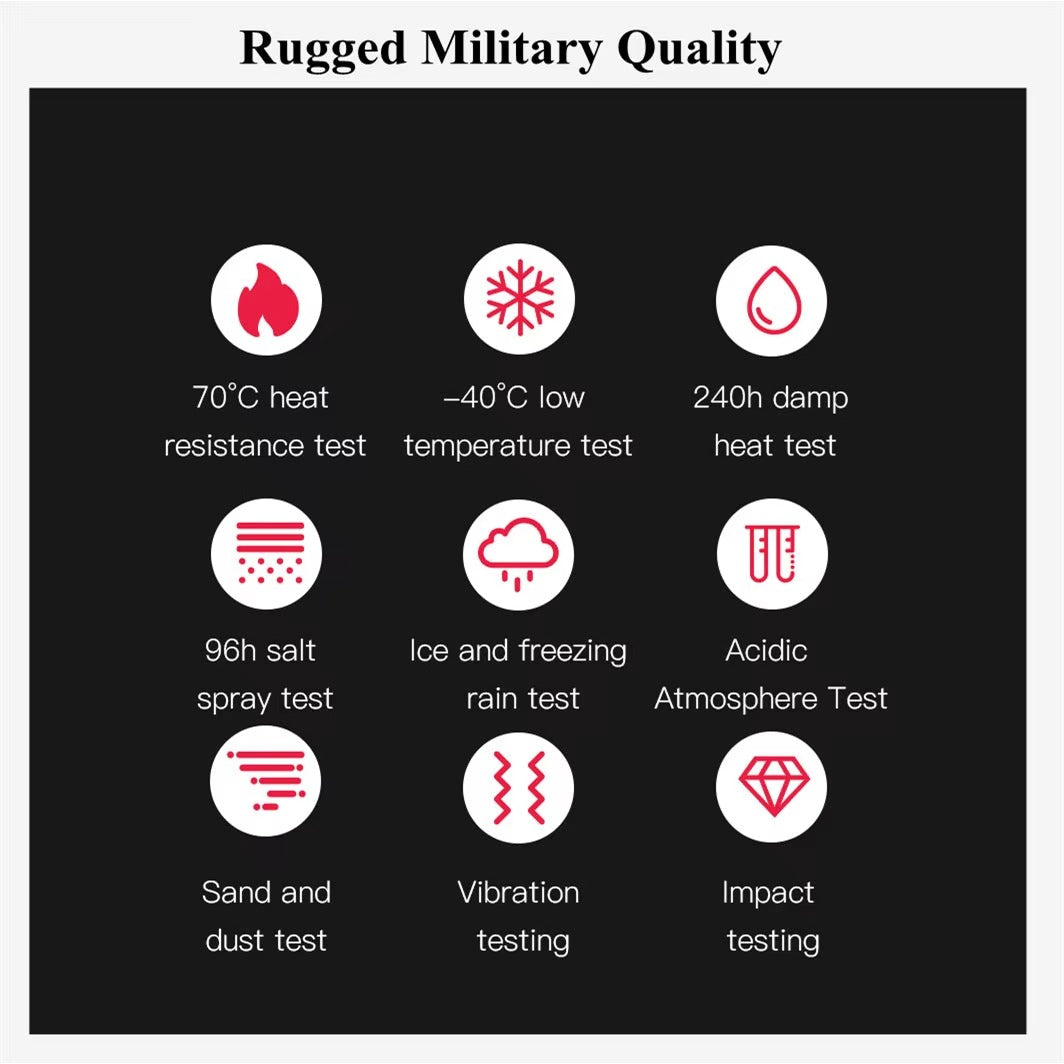 Premium Rugged AMOLED Smartwatch – 1.43" Bluetooth Calling Watch, IP68 Waterproof, Fitness Tracker, SpO2, Sleep Monitor, Voice Assistant, Long Battery Life