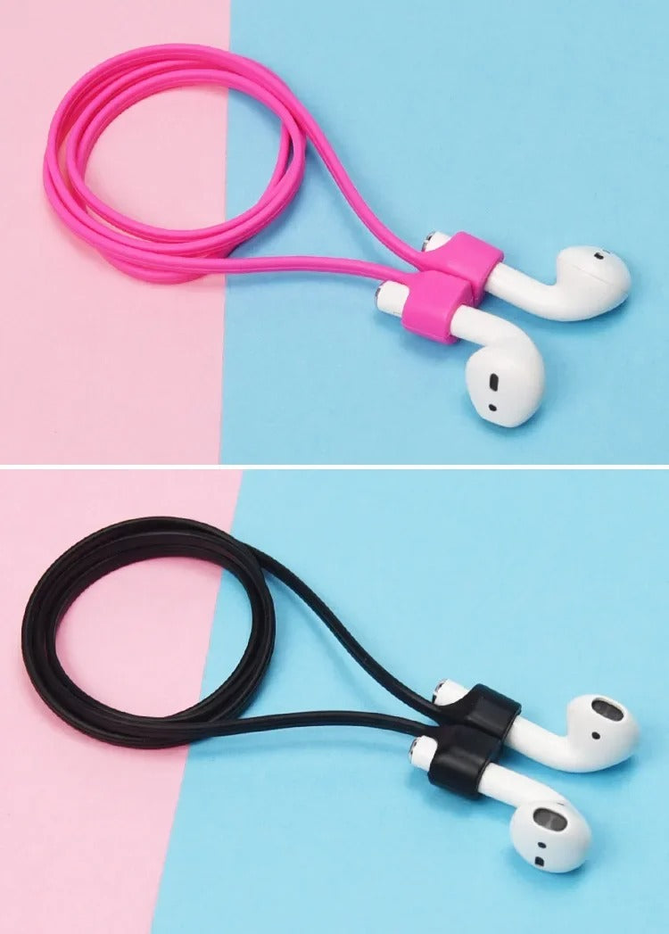 High Quality Magnetic Anti-Lost AirPods Strap – Silicone Neckband Cord for AirPods Pro 3 2 1, Wireless Earbuds Holder with Secure Fit, Lightweight & Durable