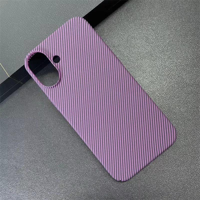 High Quality Apple iPhone Case, MagSafe Compatible, Camera Lens & Screen Protection, Ultra Thin, Shockproof, Magnetic Full All Around Cover – Double Color Carbon Fiber Texture Matte Case with Ultra Thin Shockproof Design