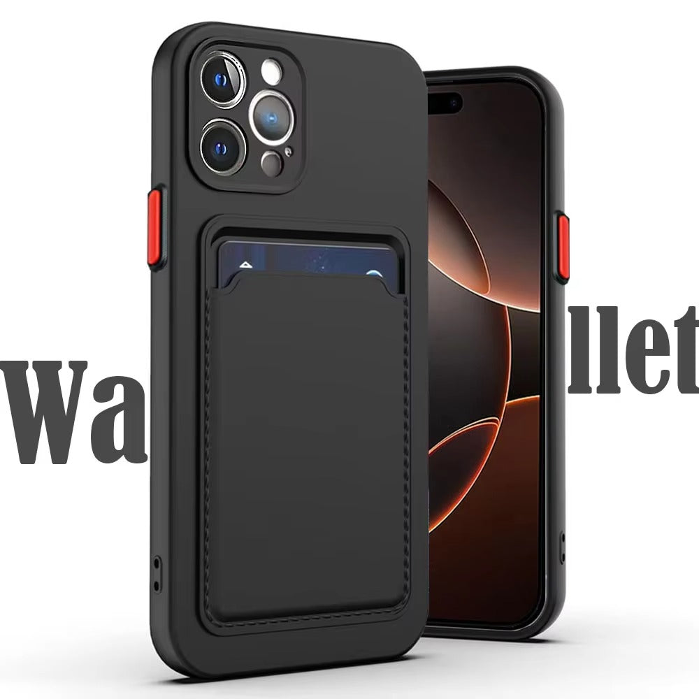 Luxury Apple iPhone Case, MagSafe Compatible, Camera Lens and Screen Protection, Ultra Thin, Shockproof, Magnetic, Full All Around Protection, Silicone Wallet Card Cover