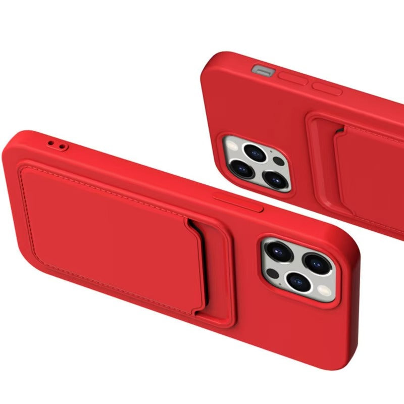 Premium Apple iPhone Case, MagSafe Compatible, Camera Lens and Screen Protection, Ultra Thin, Shockproof, Magnetic, Full All Around Protection, Frosted Card Pocket Cover