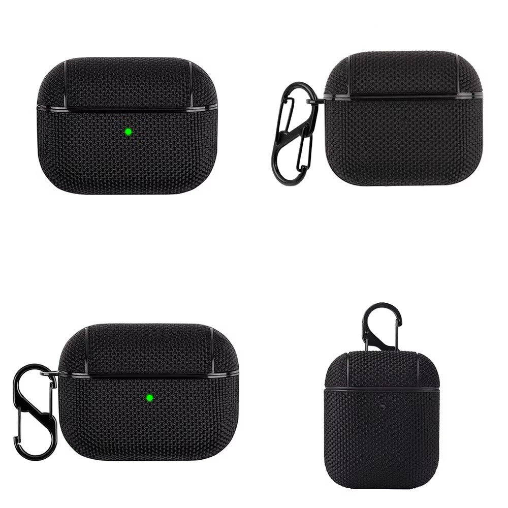 High-Quality Waterproof Nylon Case for AirPods Pro 1/2/3, USB-C Charging, Shockproof Protective Pouch for 4th Gen Wireless Earbuds and Headphones