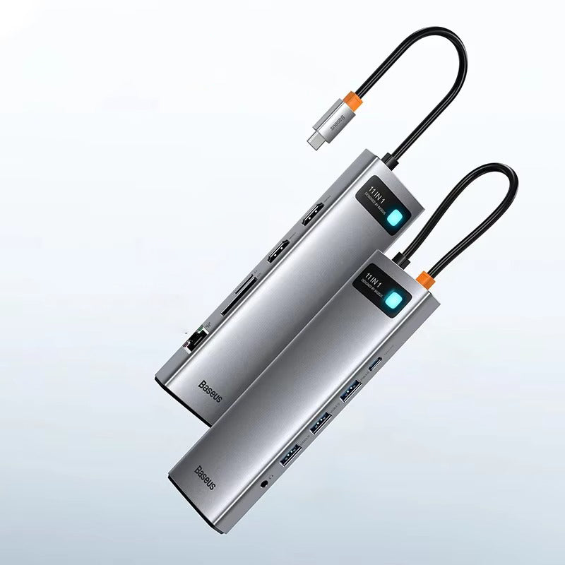 High Quality USB-C Hub Adapter – Type-C to HDMI, USB 3.1, 10Gbps, RJ45 Ethernet,  Laptop, Tablet, USB-C Devices