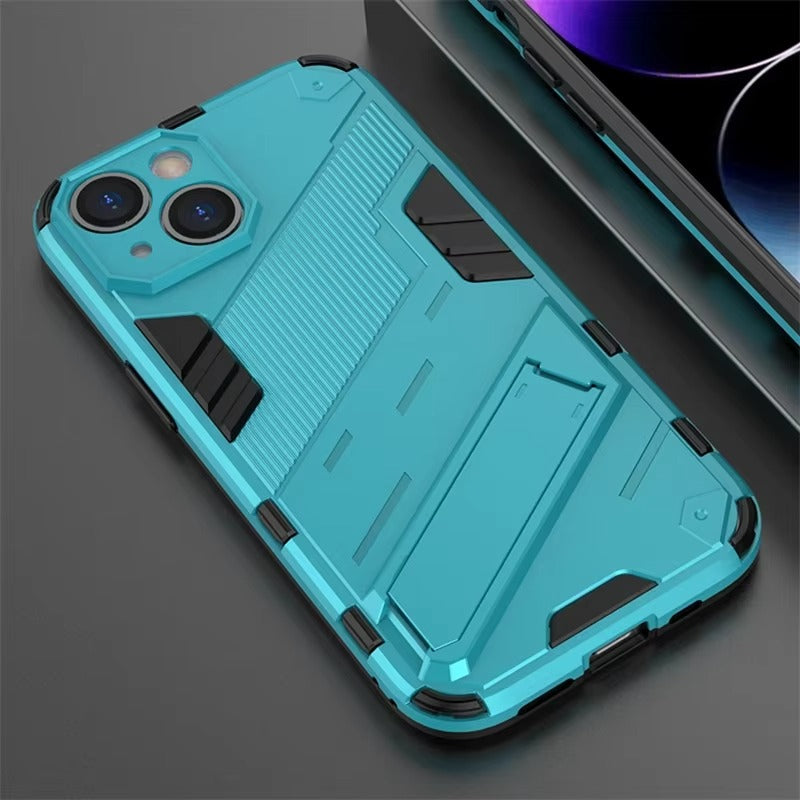 Robust Apple iPhone Case, MagSafe Compatible, Camera Lens and Screen Protection, Ultra Thin, Shockproof, Magnetic, Full All Around Protection, Armor Kickstand Cover