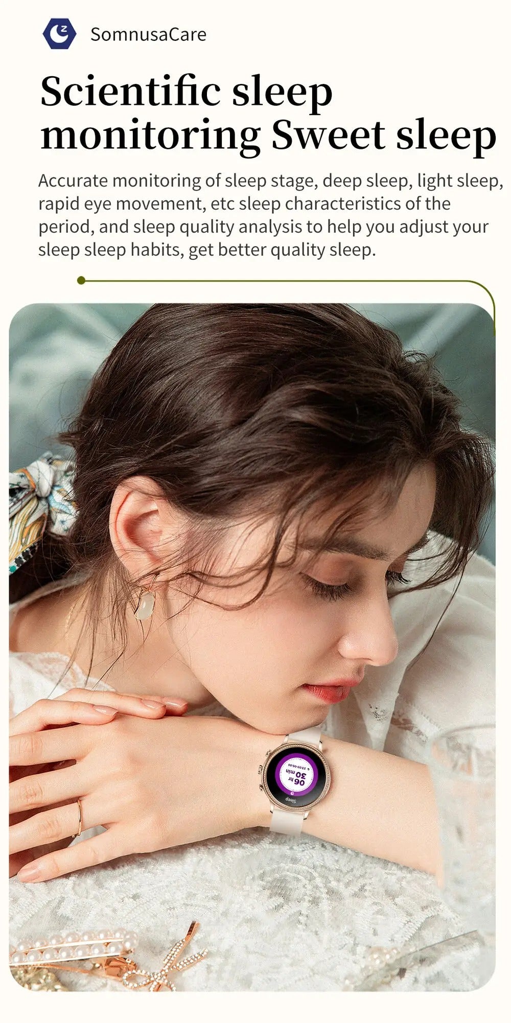 Luxury Women's Smartwatch with Bluetooth Calling – 1.39" HD Display, Heart Rate & SpO2 Monitor, Sleep Tracking, Menstrual Reminder, Fitness Watch Waterproof