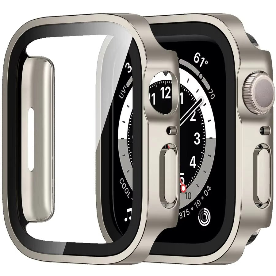 High Quality Tempered Glass Case for Apple Watch – Full Coverage Display Protector Film for 40mm to 45mm Smartwatches