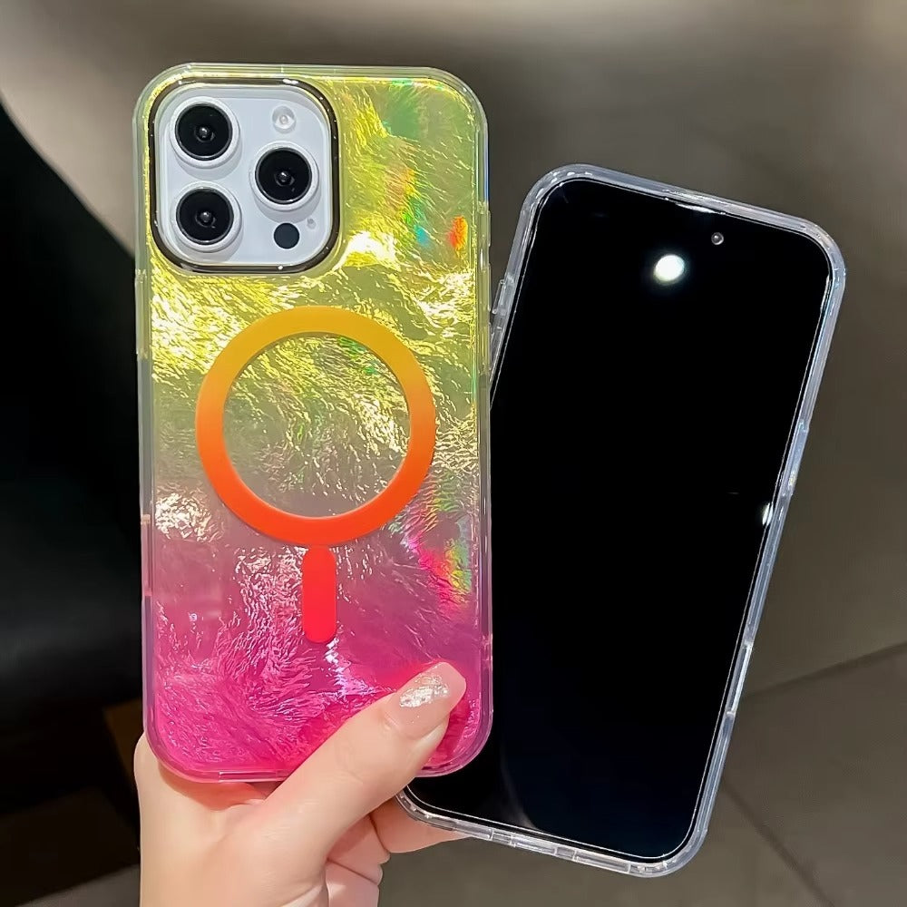 Luxury Apple iPhone Case Camera Lens & Screen Protection, Ultra Thin Shockproof Magnetic Full All Around Protection Cover