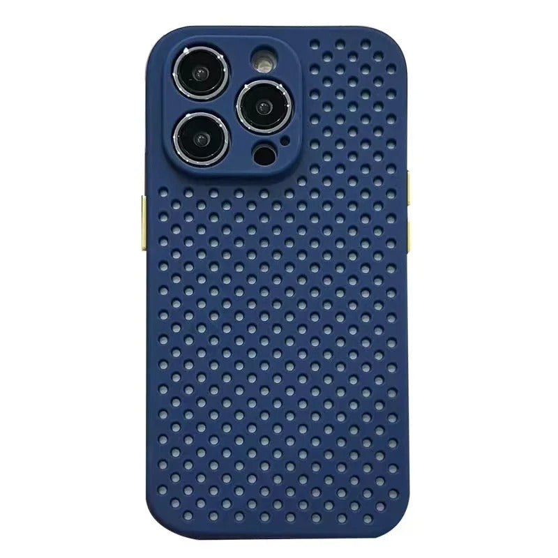 Luxury Apple iPhone Case, MagSafe Compatible, Camera Lens & Screen Protection, Ultra Thin, Shockproof, Magnetic Full All Around Cover – Hollow Soft Case with Heat Dissipation Design & Plain Color Ultra Thin Finish