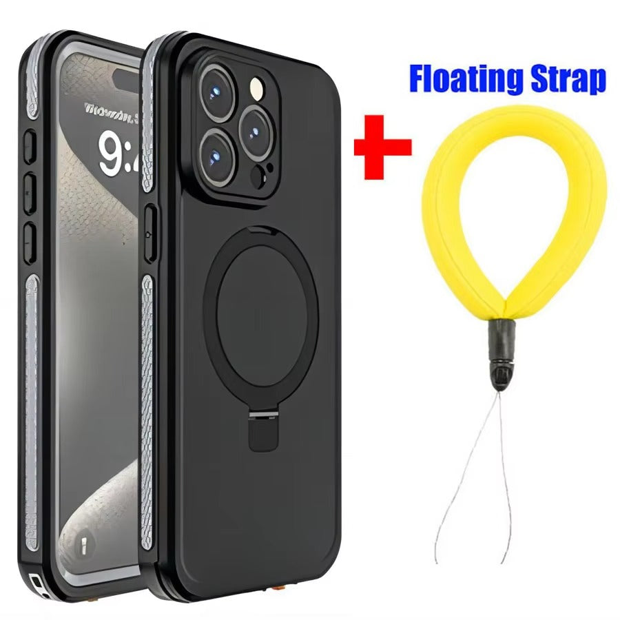 Robust Apple iPhone Case MagSafe Compatible, Camera Lens & Screen Protection,  Cover with IP68 Waterproof Stand Design