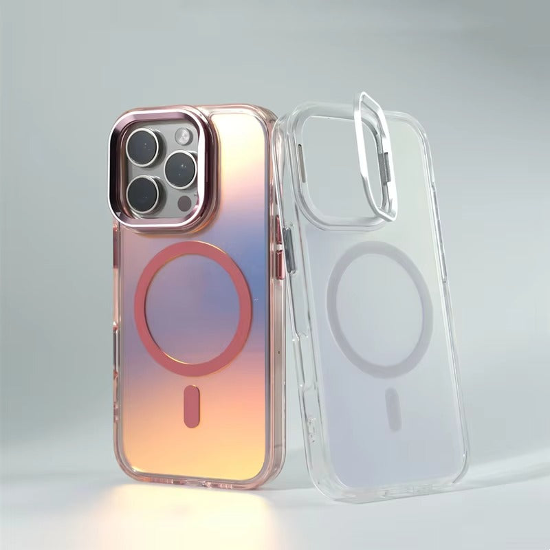 Luxury Apple iPhone Case, Camera Lens & Screen Protection, Ultra Thin Shockproof Magnetic Full All Around Protection Cover