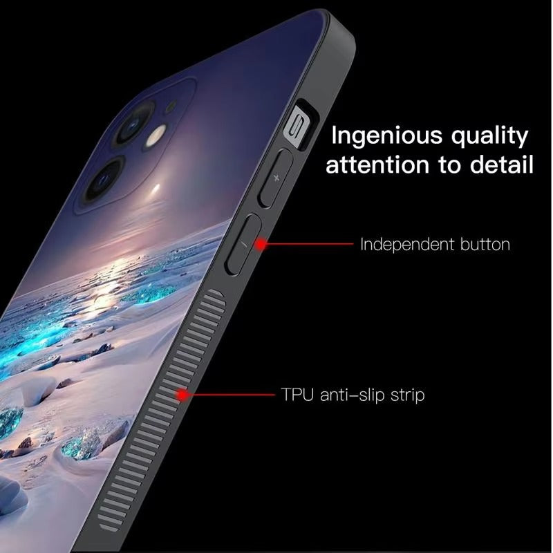 Luxury Apple iPhone Case, MagSafe Compatible, Camera Lens Protection, Screen Protection, Ultra Thin, Shockproof Cover 