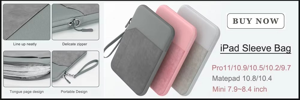 Premium iPad Case with Pencil Holder – Magnetic Protective Cover with Auto Sleep Fits 10.2", 11", 12.9", and 13" Tablet Sizes