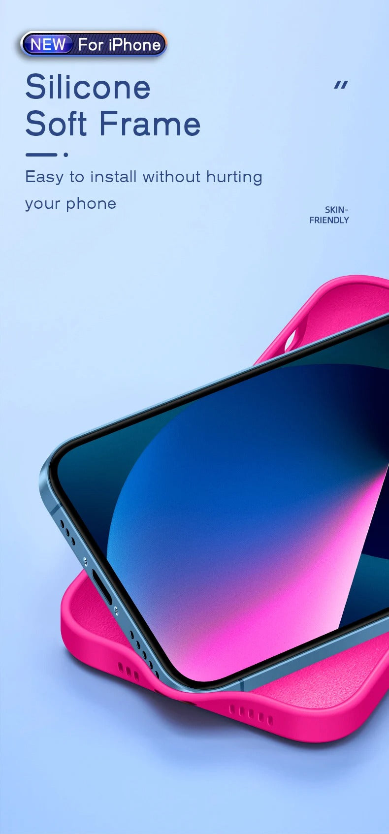 High Quality Apple iPhone Case, MagSafe Compatible, Camera Lens & Screen Protection, Ultra Thin, Shockproof, Magnetic Full All Around Cover – Soft Silicone Solid Color Case with Antiskid Grip & Protective Finish