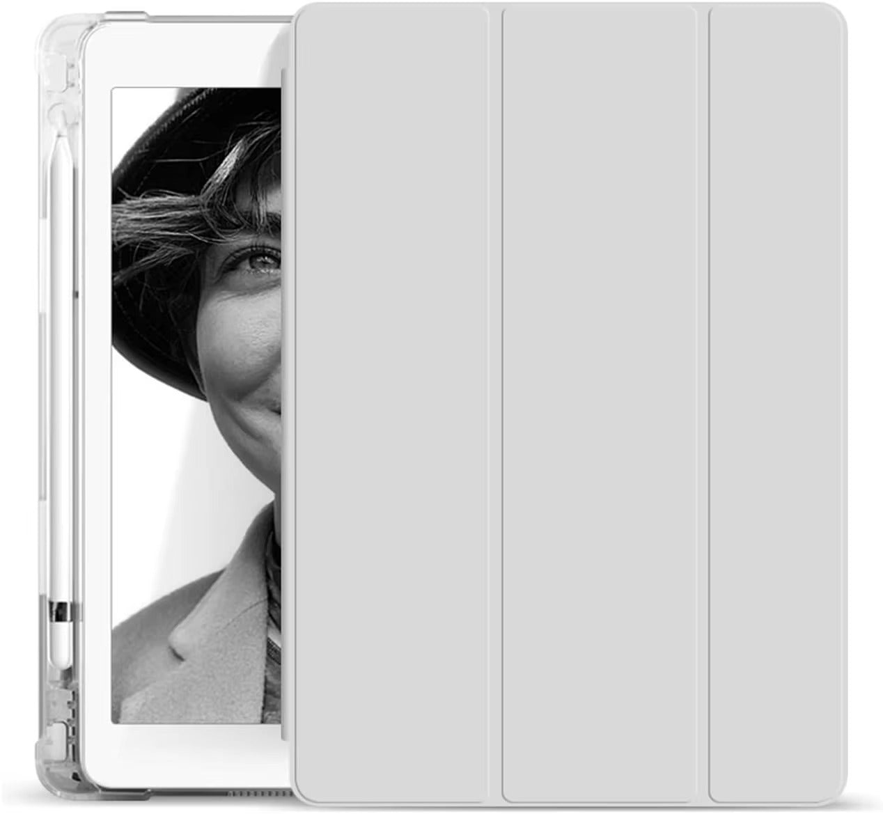 High Quality iPad Case with Pencil Holder Magnetic Cover, Auto Sleep/Wake, Compatible with 10.2", 10.5", 10.9", 11" Tablets