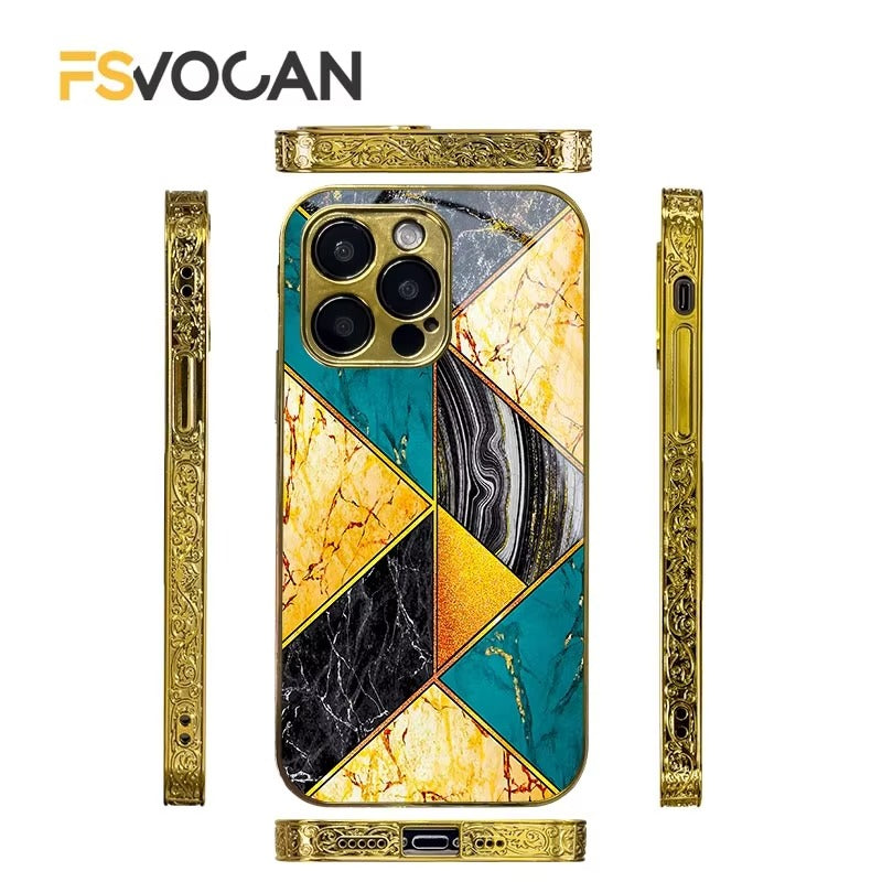 Luxury Apple iPhone Case, MagSafe Compatible, Camera Lens Protection, Screen Protection, Ultra Thin, Shockproof Cover 