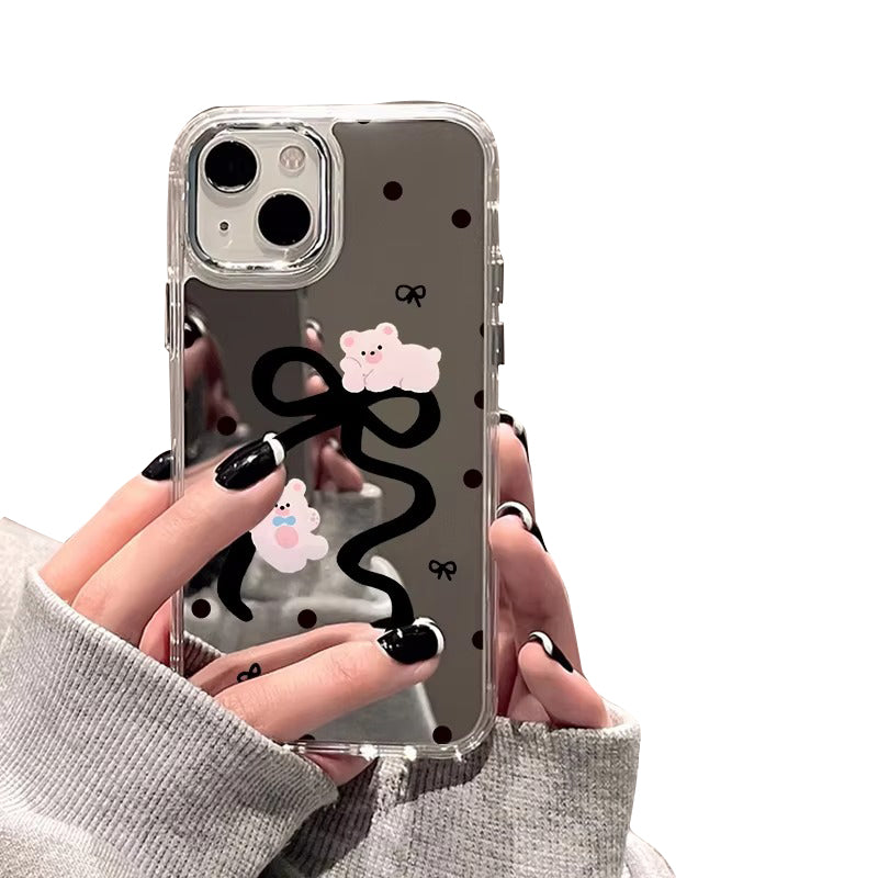 Premium Apple iPhone Case, MagSafe Compatible, Camera Lens and Screen Protection, Ultra Thin, Shockproof, Magnetic, Full All Around Protection, Plating Mirror Soft Cover