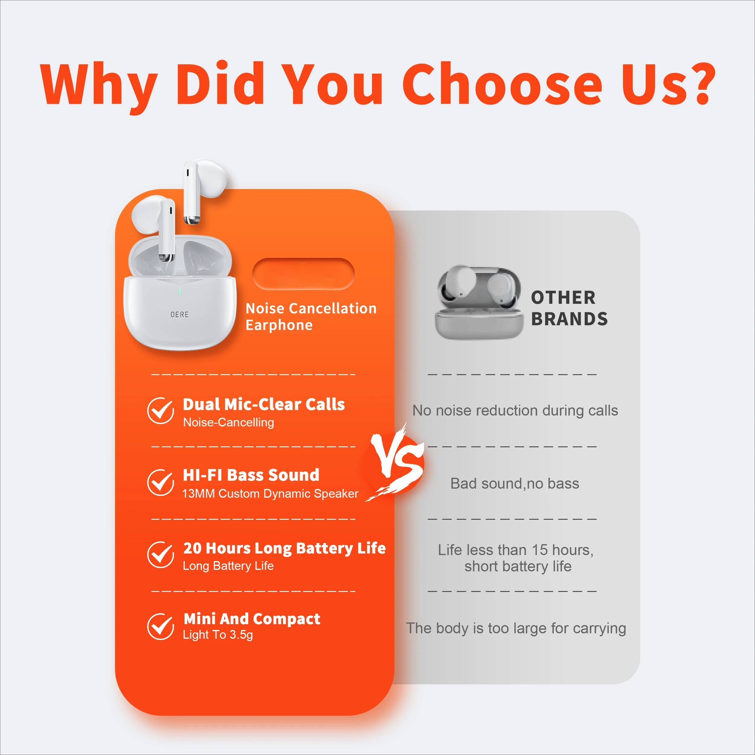 High Quality TWS Bluetooth 5.3 Earphones – 13mm Driver, 4 Mic ENC, Touch Control, LED Display, HiFi Bass, 28H Battery, Waterproof Wireless Headphones