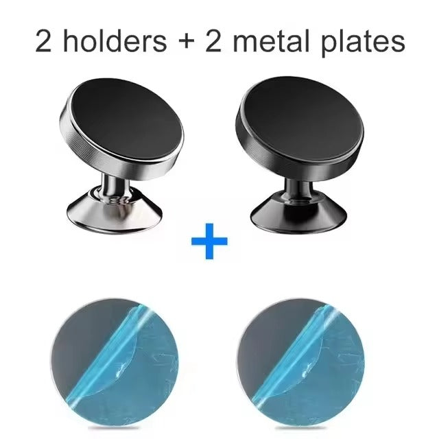 Premium, Magnetic Car Phone Holder – Strong Magnet Mount, Dashboard or Vent Stand, GPS Support for Apple iPhone