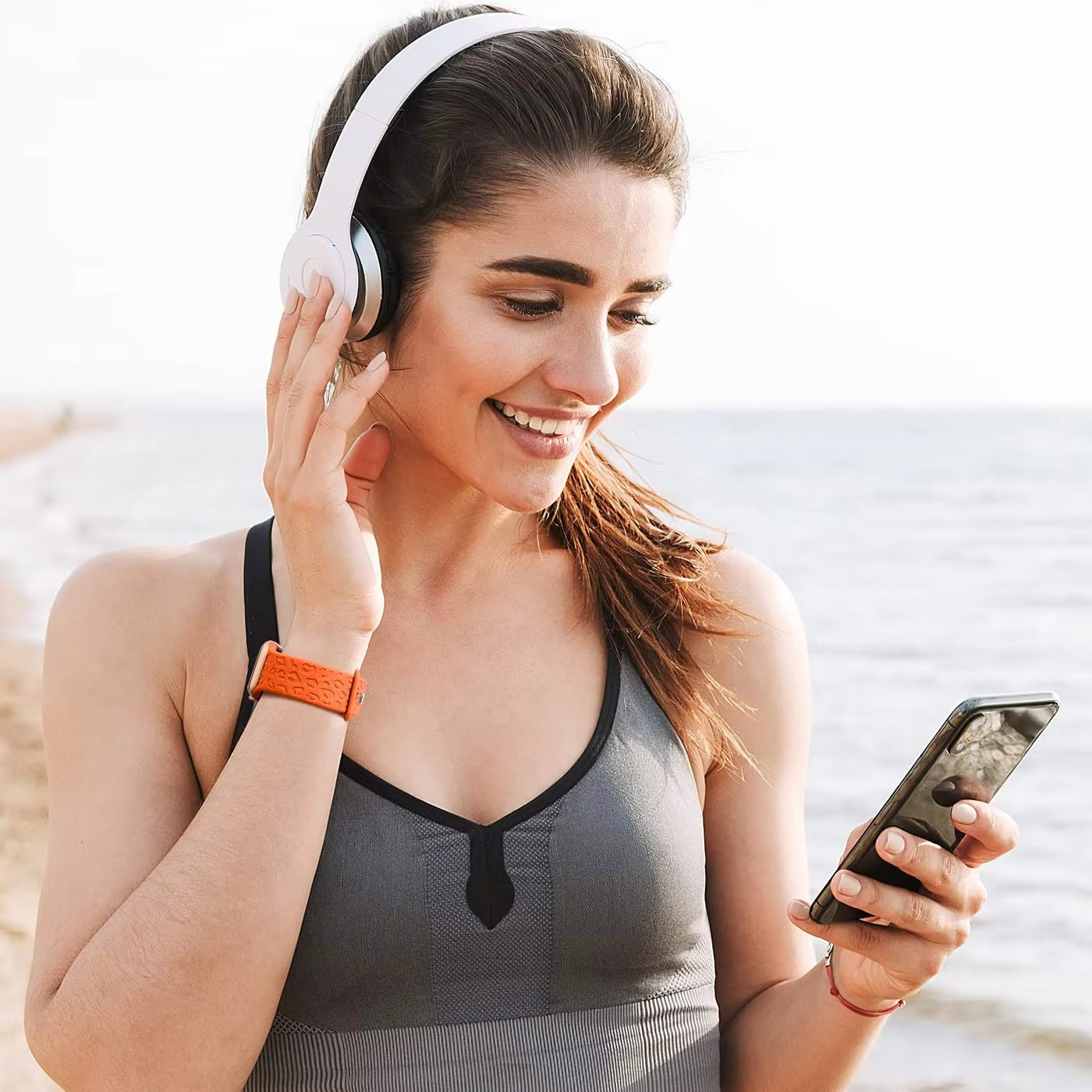 Premium Engraved Watch Band – Stylish, Adjustable Strap Bracelet for 40mm to 49mm Smartwatches, Unique Carved Design 