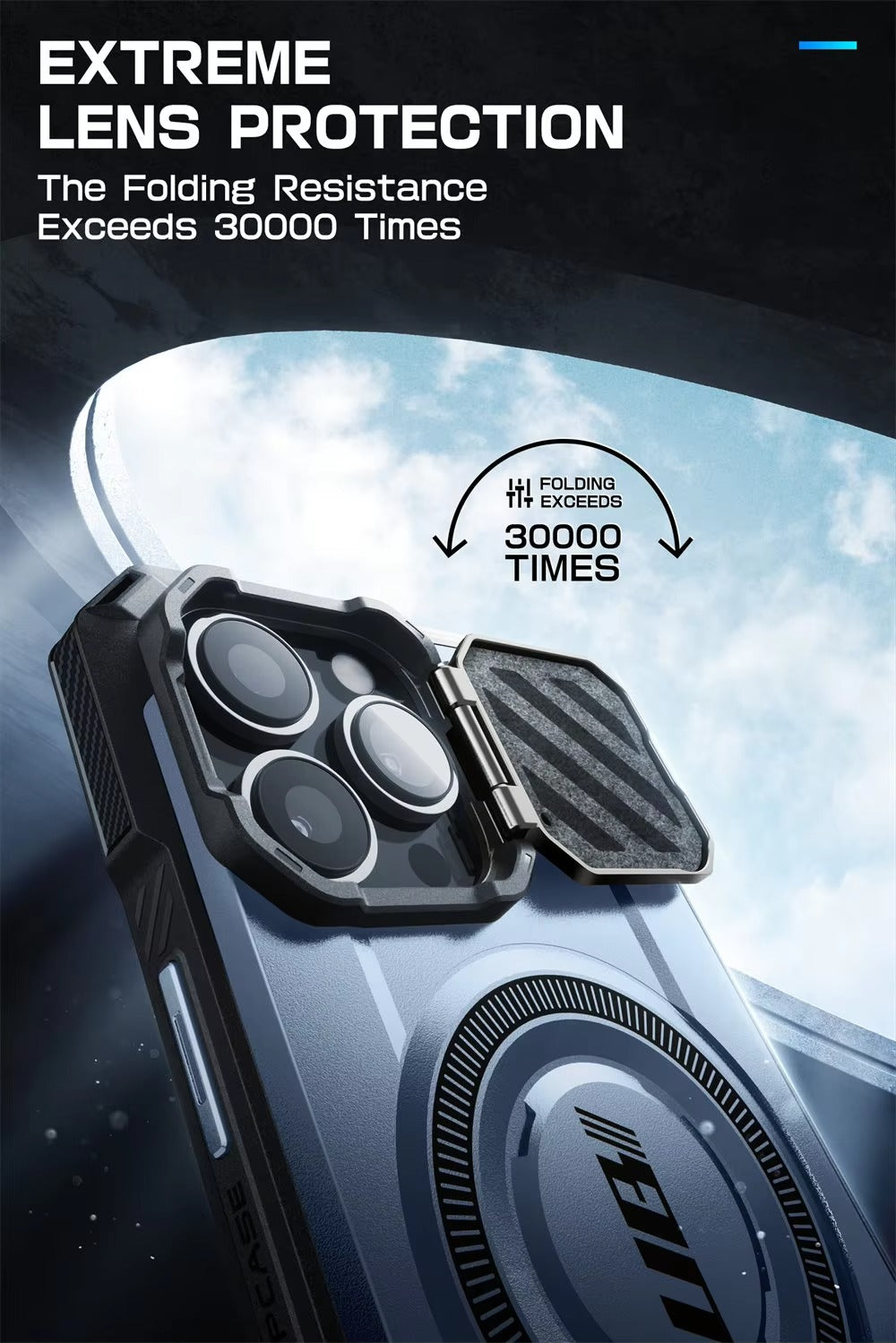 Robust Apple iPhone Case, MagSafe Compatible, Ultra Thin Magnetic Shockproof Cover with Camera Lens Shield, Kickstand Frame