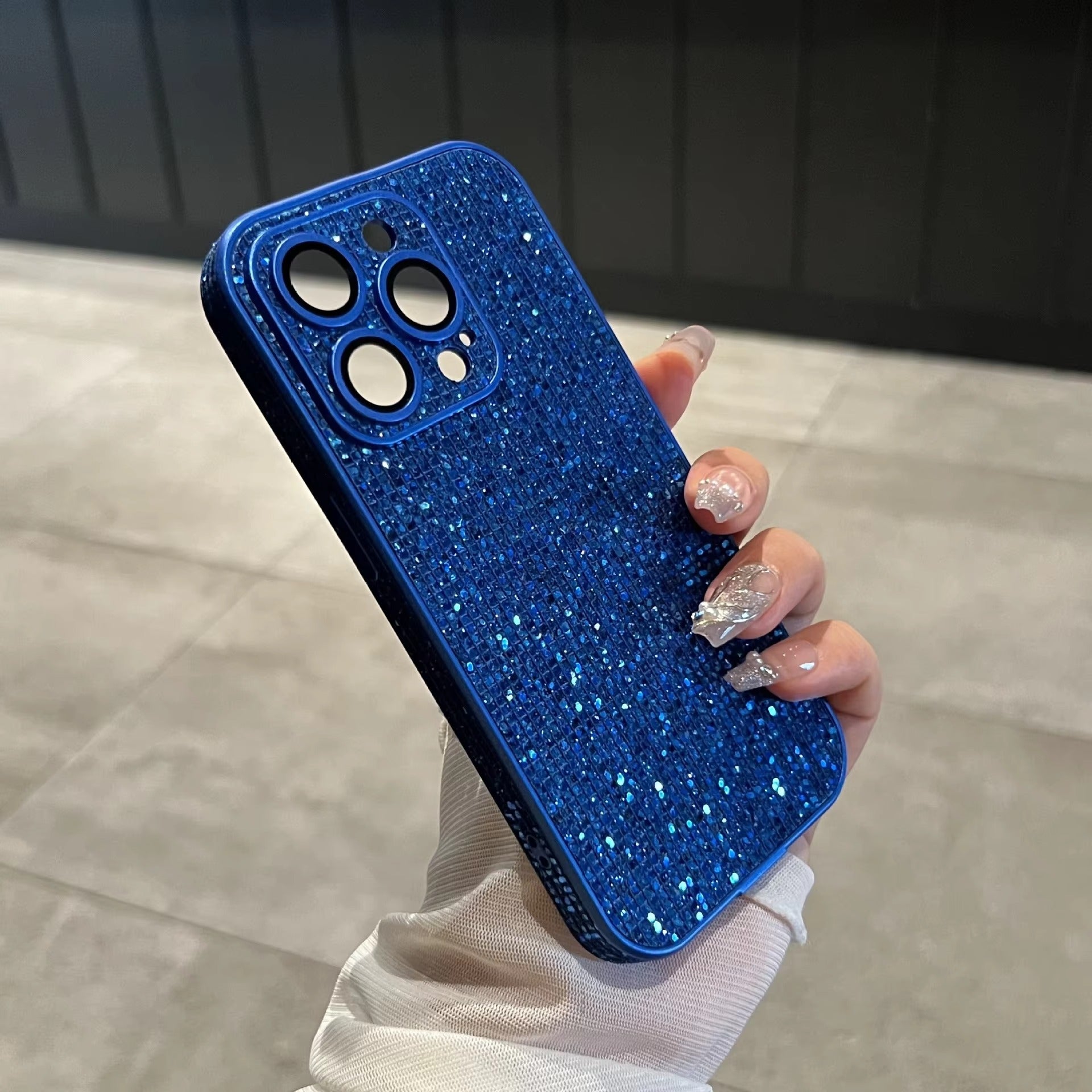 Luxury Apple iPhone Case, MagSafe Compatible, Camera Lens & Screen Protection, Ultra Thin, Shockproof, Magnetic Full All Around Cover – Glitter Diamond Rhinestone Case with Lens Guard for Stylish Bling Protection