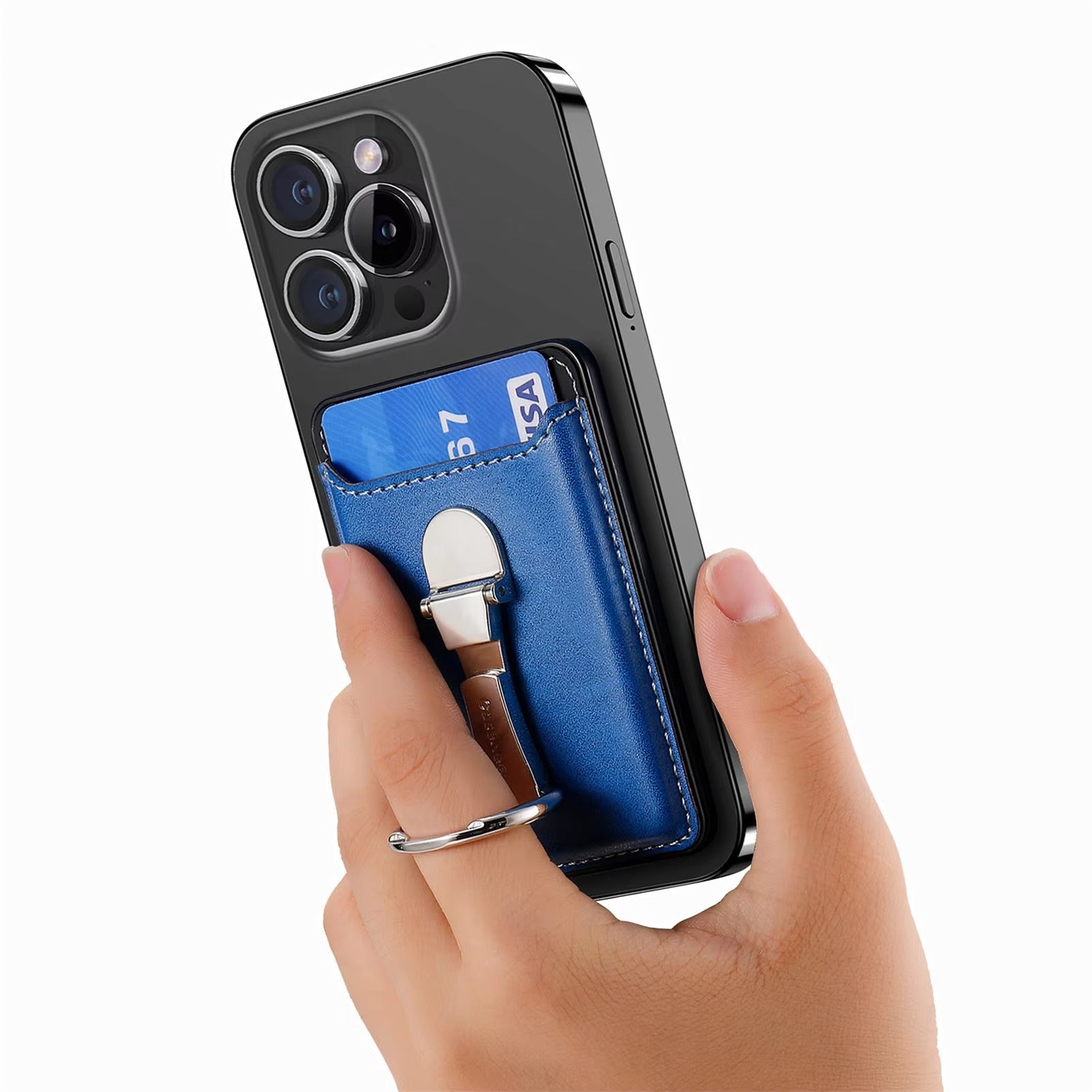 Premium Magnetic Wallet Case for Apple MagSafe – Strong Attraction, Multiple Card Slots, Stand Function for Smartphones