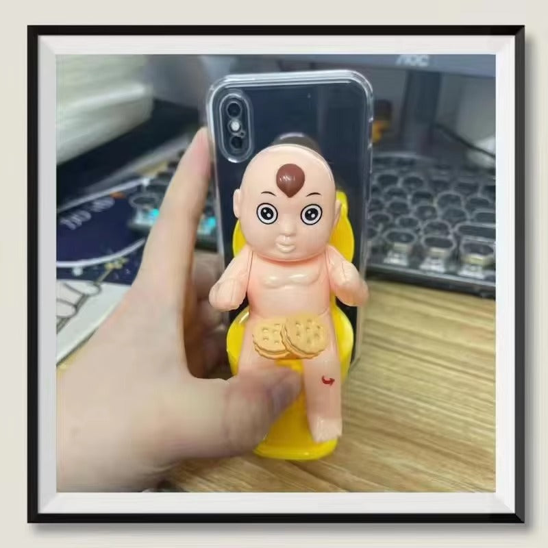 Premium Apple iPhone Case, MagSafe Compatible, Camera Lens and Screen Protection, Ultra Thin, Shockproof, Magnetic, Full All Around Protection, Toilet Spray Gag Cover