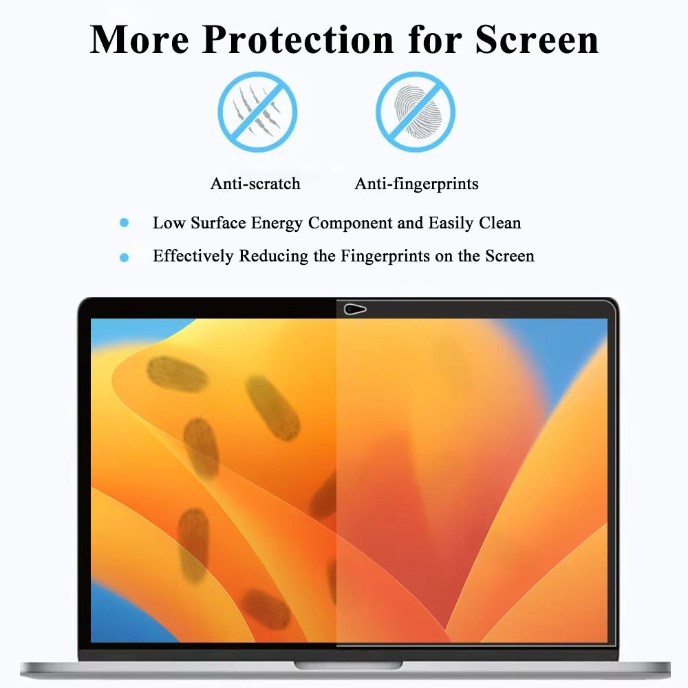 Premium HD Screen Protector for MacBook Air and Pro – Soft Film Guard Cover for 13, 14, 15, 16 Inch Models with Touch Bar, Anti-Scratch Laptop Accessory