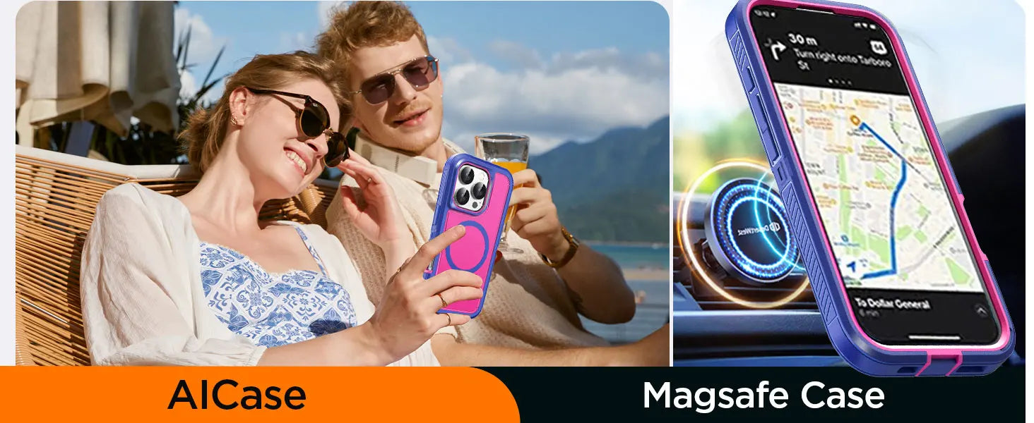 Heavy Duty Shockproof iPhone Case – Rugged Protective Cover with Kickstand, Anti-Scratch, Full-Body Protection for iPhone Models