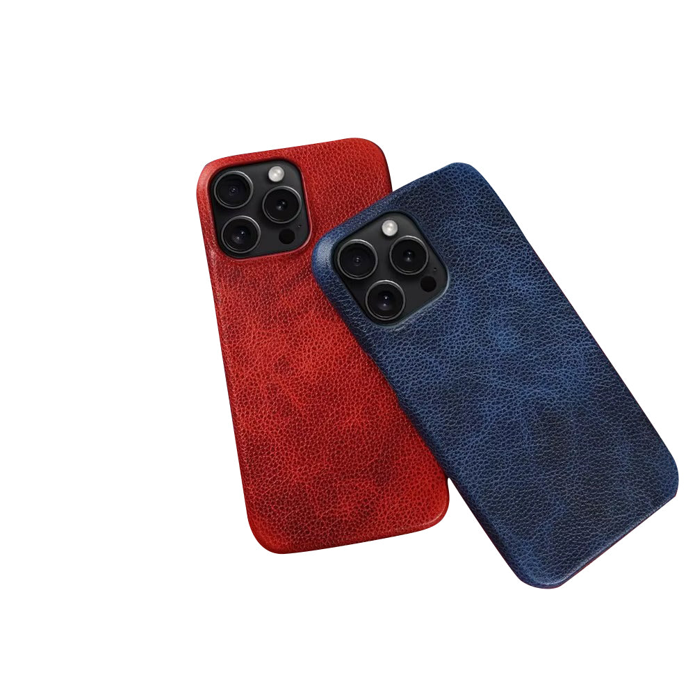 Luxury Genuine Leather Apple iPhone Case, MagSafe Compatible, Ultra Thin Magnetic and Durable Back Shell Design