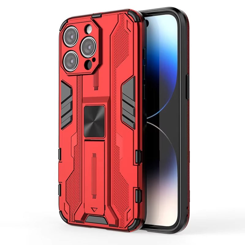 Robust Apple iPhone Case, MagSafe Compatible, Camera Lens and Screen Protection, Ultra Thin, Shockproof, Magnetic, Full All Around Protection, Armor Magnetic Holder Cover