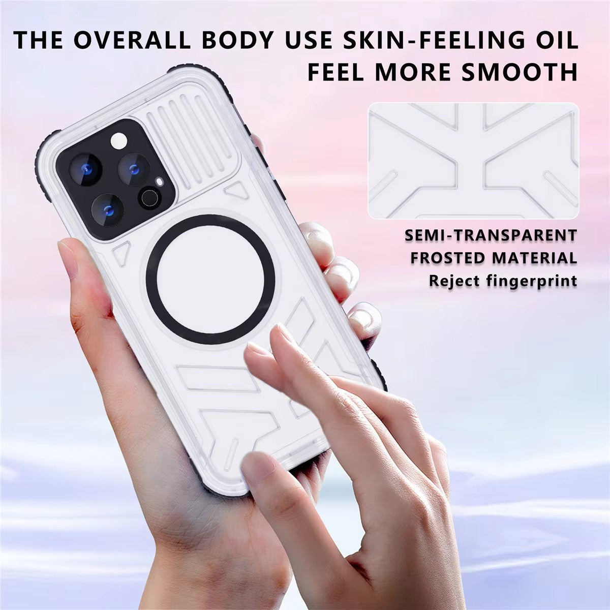 Luxury Apple iPhone Case MagSafe Compatible, Camera Lens & Screen Protection, Ultra Thin Shockproof Magnetic Full All Around Protection Cover with IP68 Waterproof Matte Finish