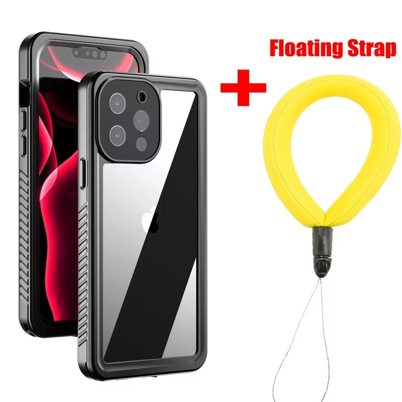 Premium Waterproof Apple iPhone Case, MagSafe Compatible, Ultra Thin Magnetic Shockproof Full Protection Cover with IP68 Seal for Diving, Swimming, and Underwater Use