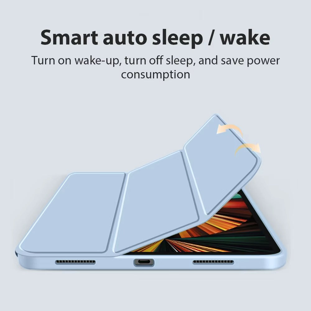 Premium Protective iPad Case – Slim, Magnetic Cover with Pencil  Compatible with 10.2", 11", 12.9", 13" Tablets