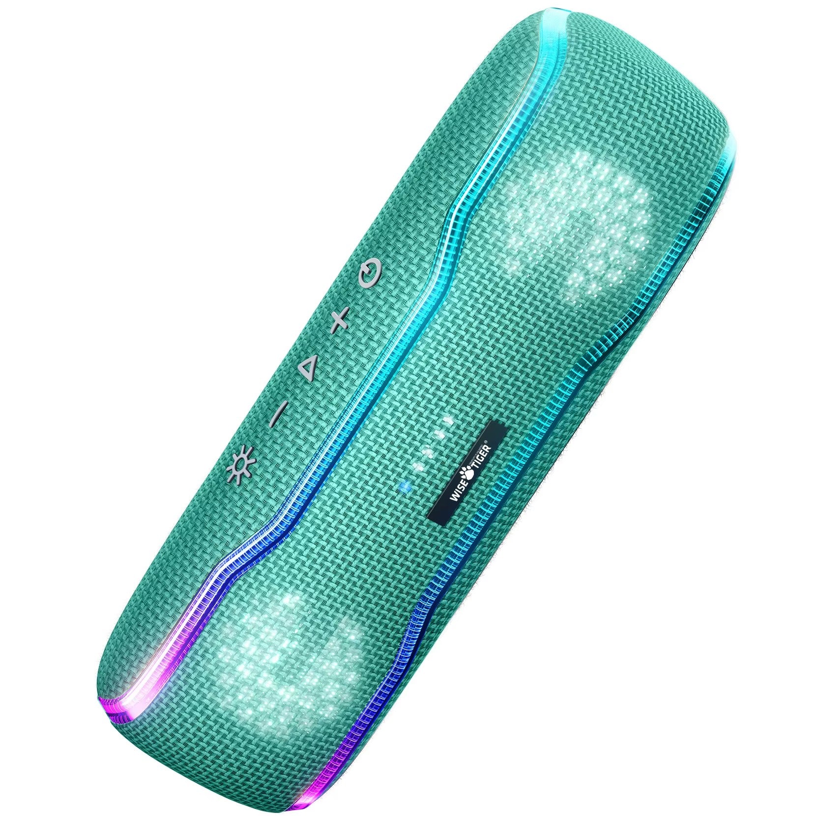 Premium Portable Bluetooth Speaker – IPX7 Waterproof Outdoor Sound Box with 25W Stereo Output, Colorful LED Lights