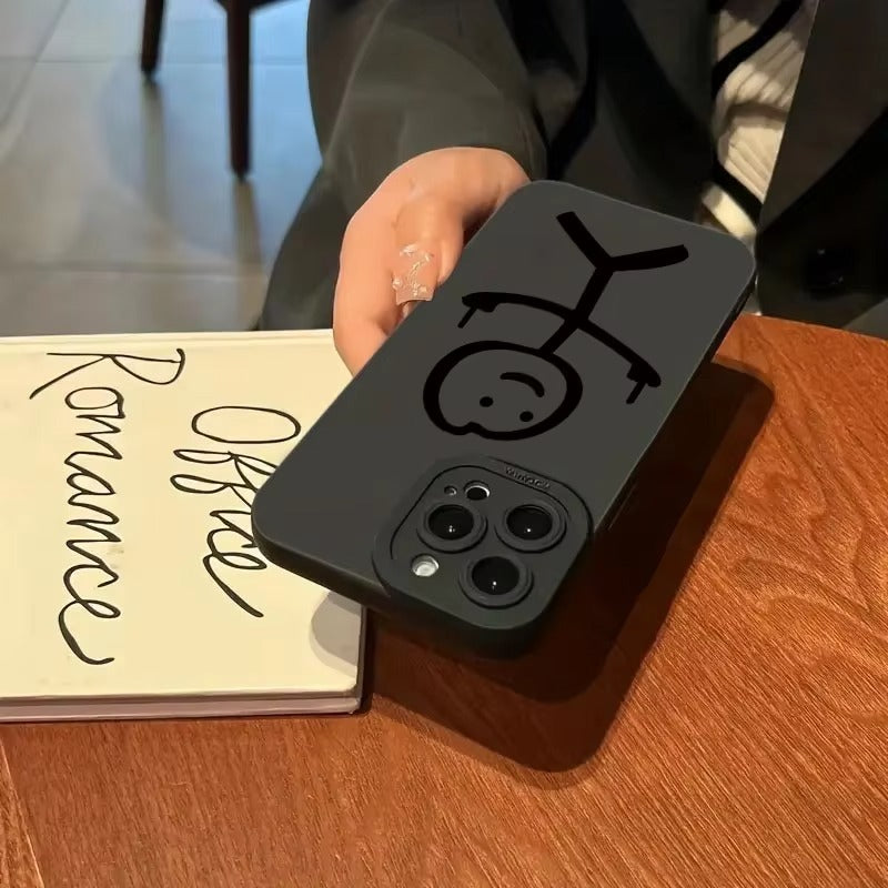 Premium Apple iPhone Case, MagSafe Compatible, Camera Lens and Screen Protection, Ultra Thin, Shockproof, Magnetic, Full All Around Protection, Cartoon Matchman Cover