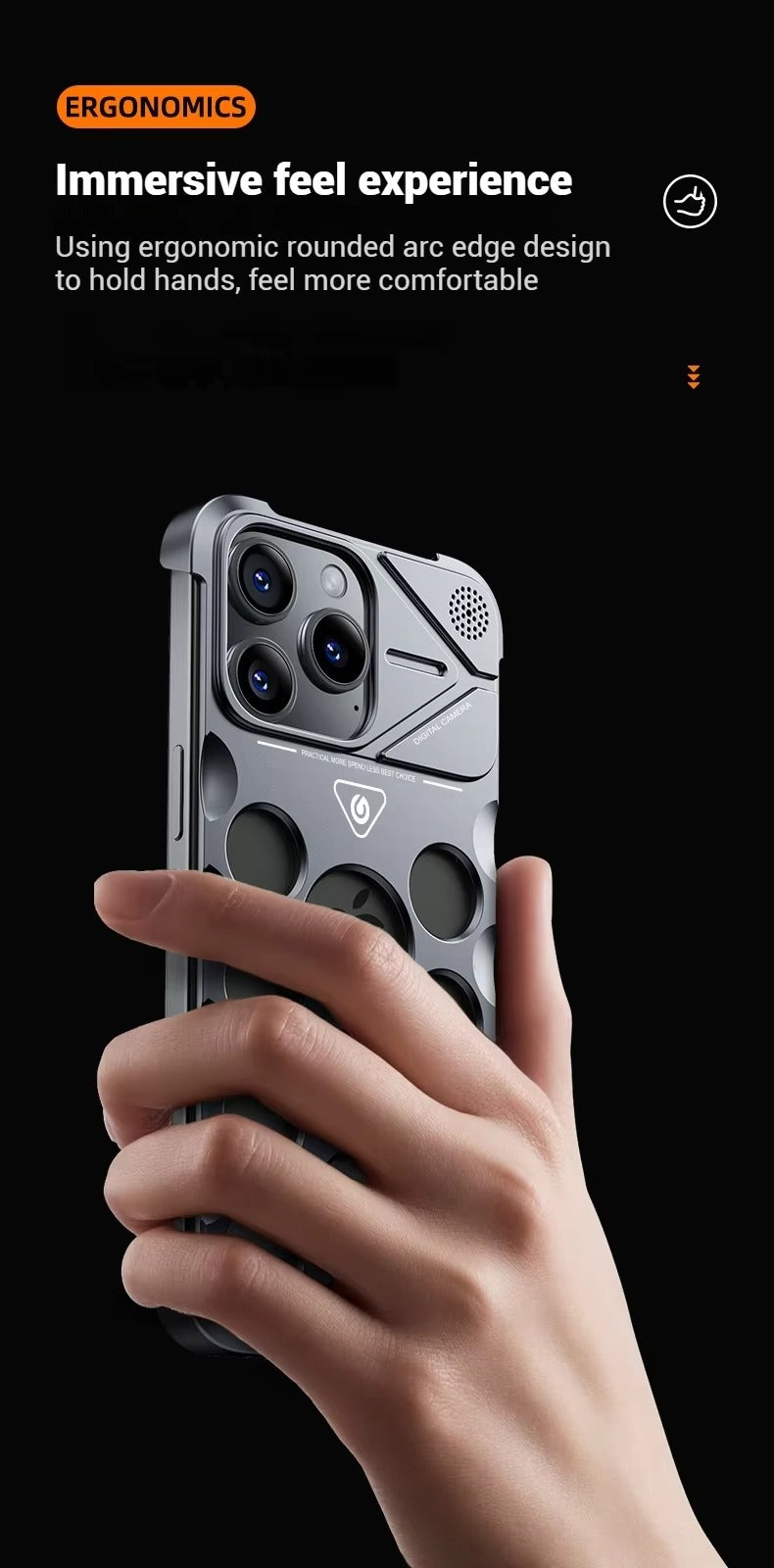 Luxury Apple iPhone Case, MagSafe Compatible, Camera Lens & Screen Protection, Ultra Thin, Shockproof, Magnetic Full All Around Cover – Aluminum Alloy Frameless Case with Heat Dissipation & Metal Lens Protection